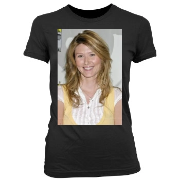 Jewel Staite Women's Junior Cut Crewneck T-Shirt