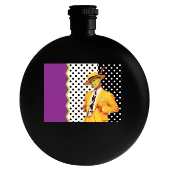 Jim Carrey Round Flask