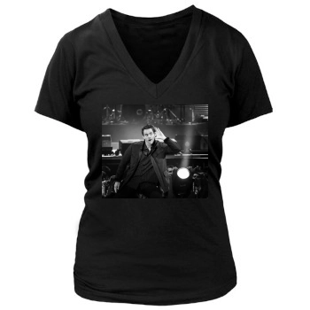 Jim Carrey Women's Deep V-Neck TShirt