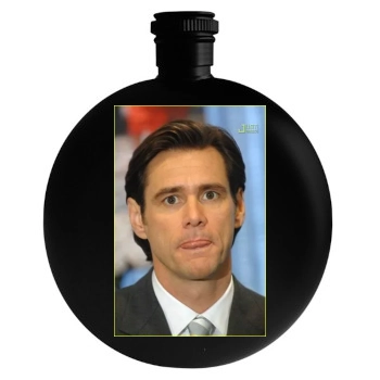 Jim Carrey Round Flask