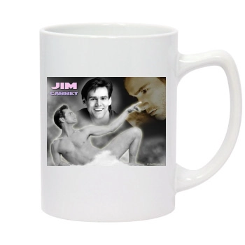 Jim Carrey 14oz White Statesman Mug