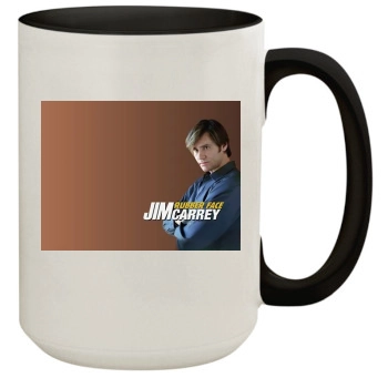 Jim Carrey 15oz Colored Inner & Handle Mug