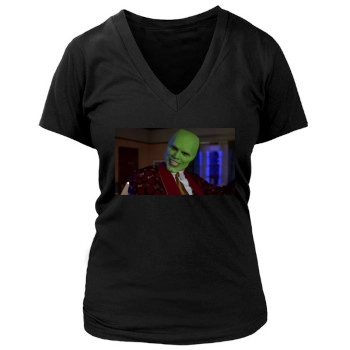 Jim Carrey Women's Deep V-Neck TShirt