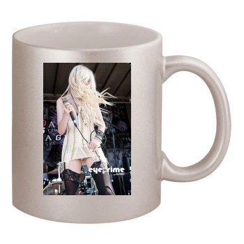 Taylor Momsen 11oz Metallic Silver Mug