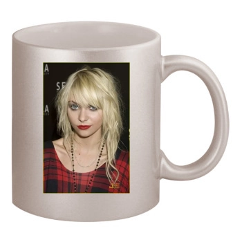 Taylor Momsen 11oz Metallic Silver Mug