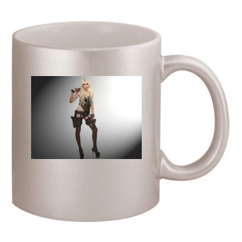 Taylor Momsen 11oz Metallic Silver Mug