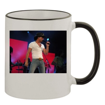 Tim McGraw 11oz Colored Rim & Handle Mug