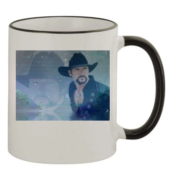 Tim McGraw 11oz Colored Rim & Handle Mug