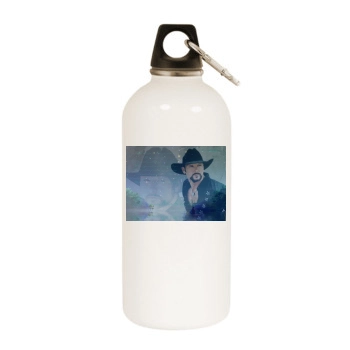 Tim McGraw White Water Bottle With Carabiner