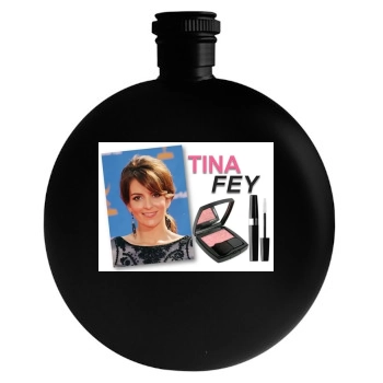 Tina Fey Round Flask