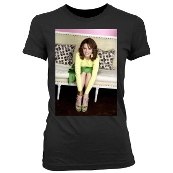 Tina Fey Women's Junior Cut Crewneck T-Shirt