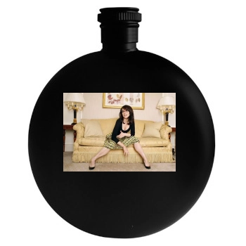 Tina Fey Round Flask