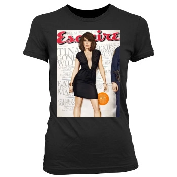 Tina Fey Women's Junior Cut Crewneck T-Shirt