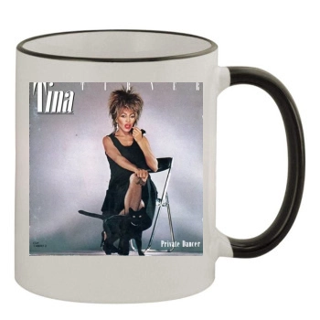 Tina Turner 11oz Colored Rim & Handle Mug