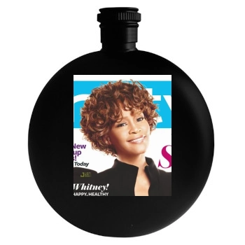 Whitney Houston Round Flask