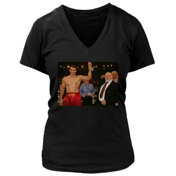 Wladimir Klitschko Women's Deep V-Neck TShirt