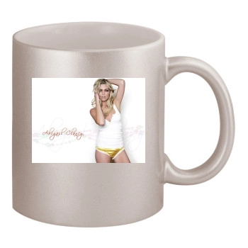 Abigail Clancy 11oz Metallic Silver Mug