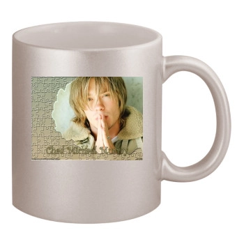 Benjamin McKenzie 11oz Metallic Silver Mug