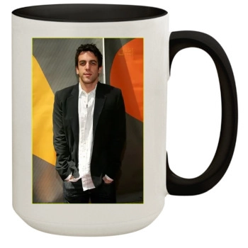 BJ Novak 15oz Colored Inner & Handle Mug