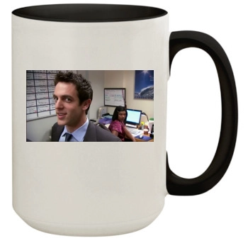 BJ Novak 15oz Colored Inner & Handle Mug