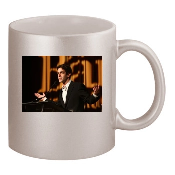 BJ Novak 11oz Metallic Silver Mug