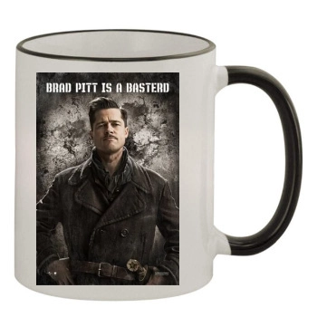 BJ Novak 11oz Colored Rim & Handle Mug