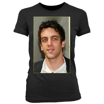 BJ Novak Women's Junior Cut Crewneck T-Shirt