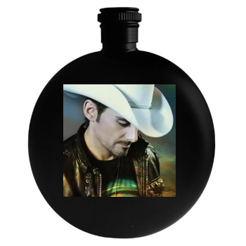 Brad Paisley Round Flask