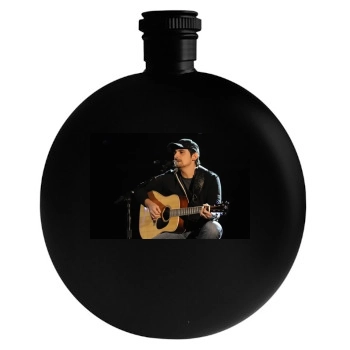 Brad Paisley Round Flask