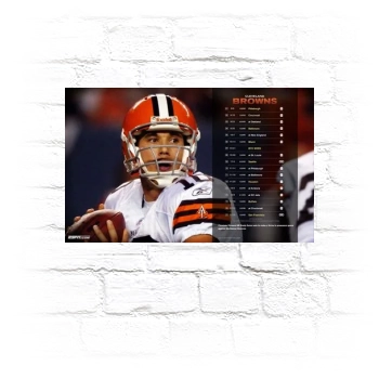 Brady Quinn Metal Wall Art