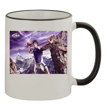 Brady Quinn 11oz Colored Rim & Handle Mug