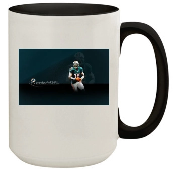 Brandon Marshall 15oz Colored Inner & Handle Mug