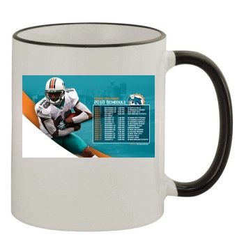 Brandon Marshall 11oz Colored Rim & Handle Mug