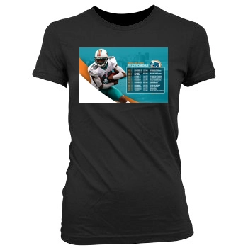 Brandon Marshall Women's Junior Cut Crewneck T-Shirt