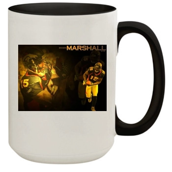 Brandon Marshall 15oz Colored Inner & Handle Mug