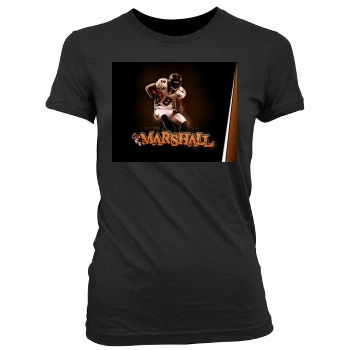 Brandon Marshall Women's Junior Cut Crewneck T-Shirt