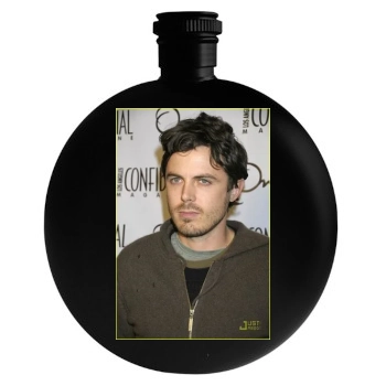 Casey Affleck Round Flask