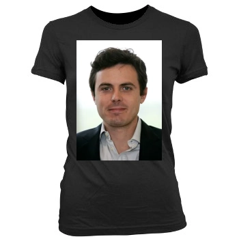 Casey Affleck Women's Junior Cut Crewneck T-Shirt