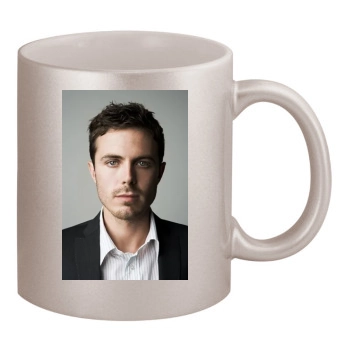 Casey Affleck 11oz Metallic Silver Mug