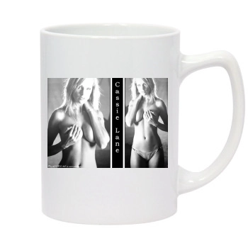 Cassie Lane 14oz White Statesman Mug