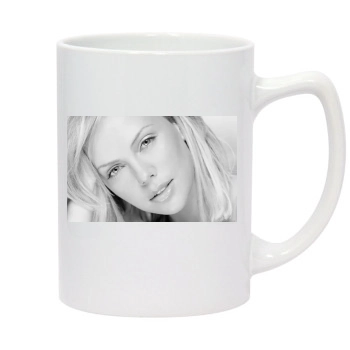 Charlize Theron 14oz White Statesman Mug