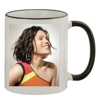 Clea Duvall 11oz Colored Rim & Handle Mug