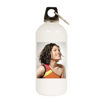 Clea Duvall White Water Bottle With Carabiner