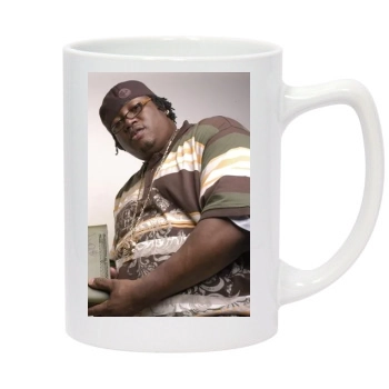 E-40 14oz White Statesman Mug