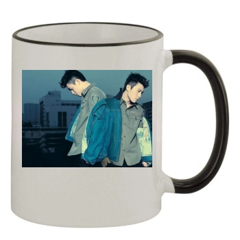 Edison Chen 11oz Colored Rim & Handle Mug