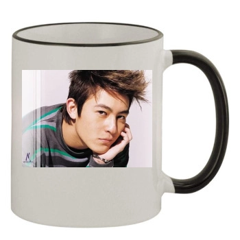 Edison Chen 11oz Colored Rim & Handle Mug