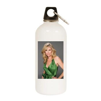 Eileen Davidson White Water Bottle With Carabiner