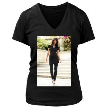 Emanuela de Paula Women's Deep V-Neck TShirt