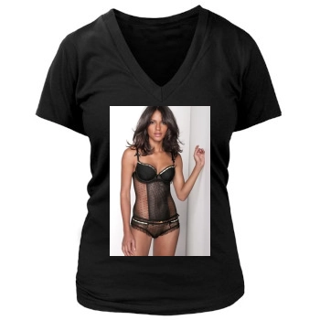 Emanuela de Paula Women's Deep V-Neck TShirt