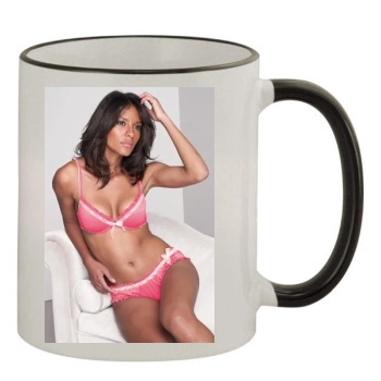 Emanuela de Paula 11oz Colored Rim & Handle Mug